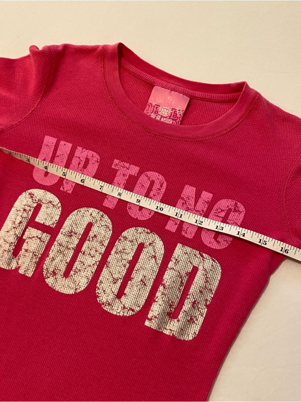 La Senza Waffle Knit Graphic Longsleeve - Picture 5 of 9